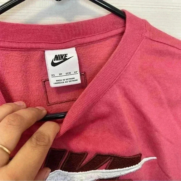 Nike Women’s Clash Crewneck Sweatshirt Sz XS - Picture 5 of 9